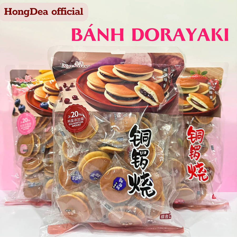 BÁNH DORAYAKI TOP SAVOR – BÁNH RÁN DORAEMON NHÂN MIX NHIỀU VỊ – GÓI ...
