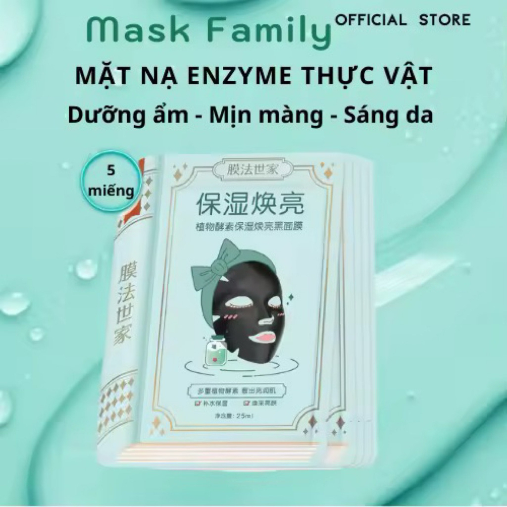 Mặt nạ Enzyme Mask Family Cung Cấp Độ Ẩm, Giúp Da Mềm Mịn Trắng Sáng, Dành Cho Mọi Loại Da