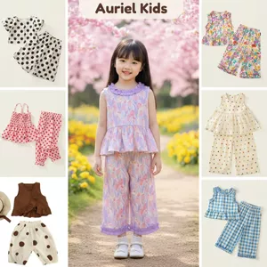 Set Bộ Bé Gái, BST Đồ Bộ Bé Gái Phong Cách Tiểu Thư Tone Nhẹ Nhàng Chất Cotton Mềm Mịn