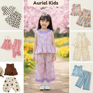 Set Bộ Bé Gái, BST Đồ Bộ Bé Gái Phong Cách Tiểu Thư Tone Nhẹ Nhàng Chất Cotton Mềm Mịn