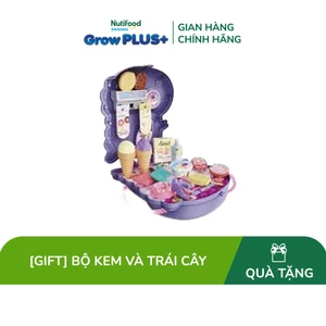 Đồ chơi trẻ em bằng nhựa: bộ kem và trái cây