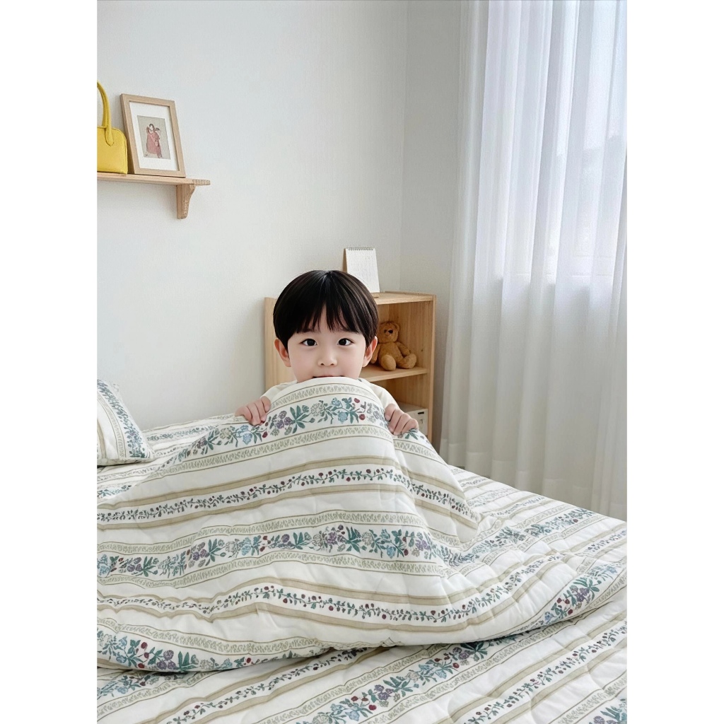 MỀN COTTON TRẺ EM ĐI HỌC sợi tự nhiên, thoáng mát, thấm hút tốt, an toàn cho da - Ngọc Hạnh Bedding
