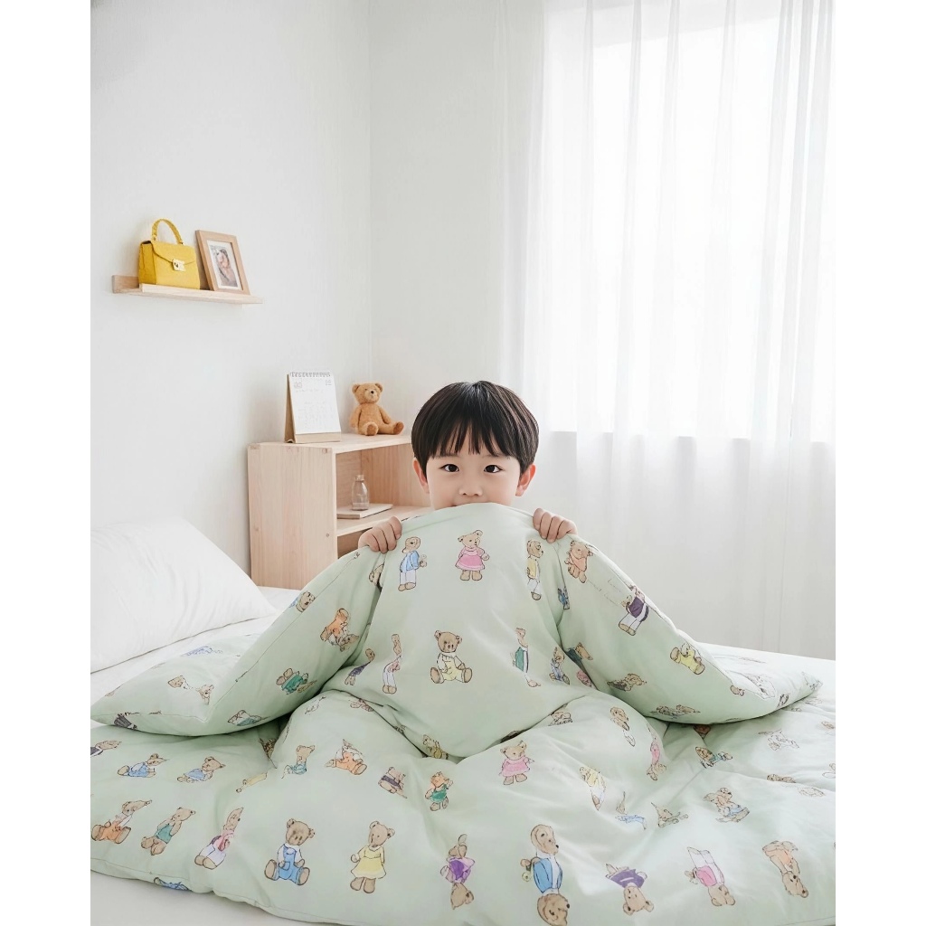 MỀN COTTON TRẺ EM ĐI HỌC sợi tự nhiên, thoáng mát, thấm hút tốt, an toàn cho da - Ngọc Hạnh Bedding