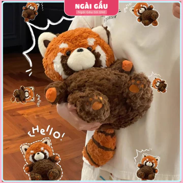 Gấu bông dễ thương, gấu bông chồn size to và mini gấu bông 30cm quà tặng bông lụa PP