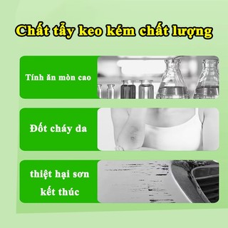 YiYi Dung dịch giải keo đa năng – Tẩy keo dán/keo dính + Không hư vật liệu – Dành cho gia đình & ô tô