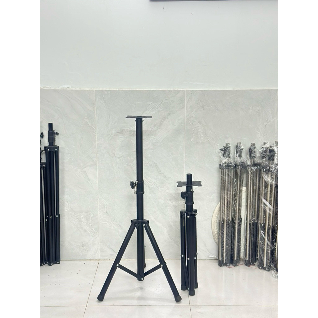 Bộ 2 Chân Loa Sân Khấu Dày 1 li 2, Chống Loa, Đỡ Loa - Cao 1m4/1m6/1m8, Chạc Ba, Karaoke, Hội Trường - AE.LEE