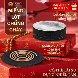 Miếng Lót Chống Cháy, Lót Đáy Lư Xông Trầm Hương Dùng Cho Các Loại Trầm Đốt - Liên Hoa