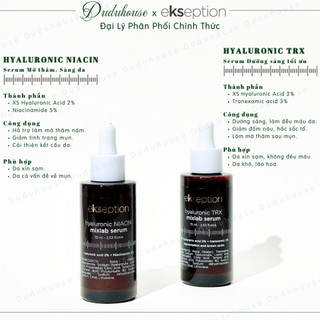 Tinh Chất Ekseption TRX Hyaluronic HA + 3% Tranexamic acid Giảm thâm nám, sáng da 75ml Duduhouse