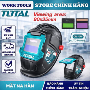 Mặt nạ hàn điện tử TOTAL sử dụng năng lượng mặt trời TSP9309, TSP9216 MTT