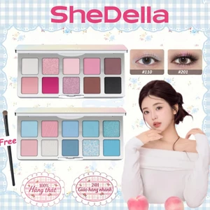 Shedella Bảng Phấn Mắt Dream Color 10 Ô Màu Xinh Xắn Màu Đẹp Nhũ Lì Bền