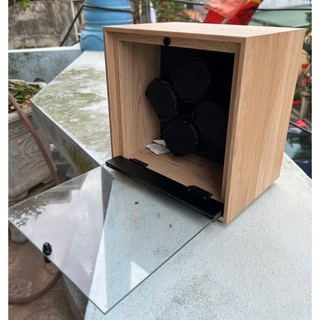 Hộp Đựng Đồng Hồ Cơ 4 Xoay Chính Hãng Cao Cấp - Hộp Lắc Lên Cót Đồng Hồ Winder Watch [BH 2 NĂM]