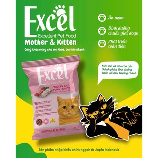 [SIÊU QUÀ TẶNG] COMBO 1,2,3,4 Gói Hạt Excel Cho Mèo Mọi Lứa Tuổi Túi 500g