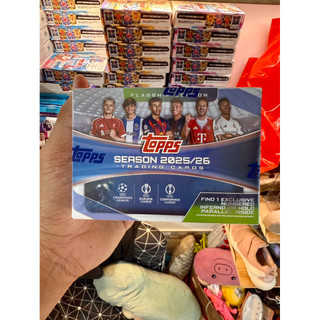 [ Blaster Box ] Topps Flagship Editon UCC 2025/26 25/26 Hộp Thẻ Cầu Thủ Bóng Đá Topps Flagship Editon ( 56 Thẻ )