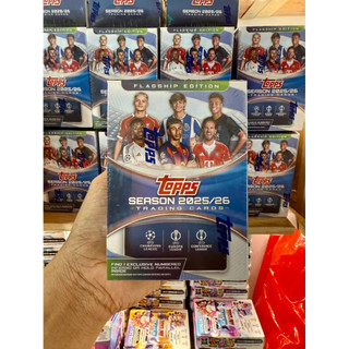 [ Blaster Box ] Topps Flagship Editon UCC 2025/26 25/26 Hộp Thẻ Cầu Thủ Bóng Đá Topps Flagship Editon ( 56 Thẻ )