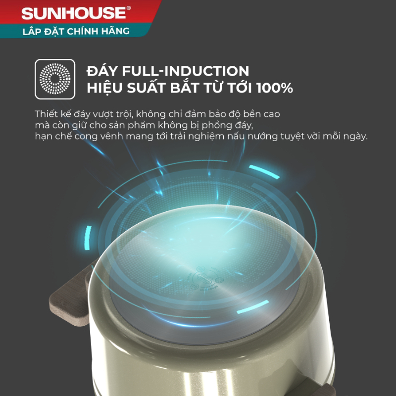 Nồi Full-Induction SUNHOUSE Titanium Plasma ST2210P-24