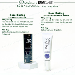 Kem Dưỡng MD CARE Brightening Blemish Cream Dưỡng Sáng Đều Màu Da Cấp Ẩm Chuyên Sâu 50ml Duduhouse