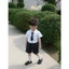Bộ polo cộc tay phối quần giả bò basic bé trai, set bộ polo cộc tay mềm thoải mái bé trai