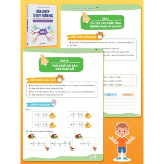 Sách - Rèn Luyện Tư Duy Toán Học Lớp 4 - Khám Phá Những Phương Pháp Học Hiệu Quả