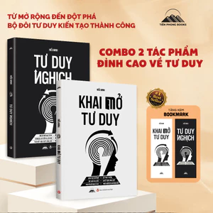 Sách - Combo Khai Mở Tư Duy + Tư Duy Nghịch - Hiểu Minh - Tiên Phong Books