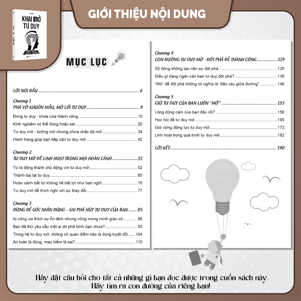 Bộ Sách: Khai Mở Tư Duy & Tư Duy Nghịch - Tiên Phong Books
