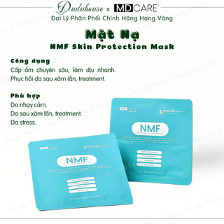 Mặt Nạ MD CARE NMF SKIN Protection Premium Mask Cấp Ẩm, Cân Bằng Lợi Khuẩn, Phục Hồi 23g Duduhouse
