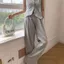 Set/Jumpsuit Nữ Xám Sát Nách Dáng Dài Thanh Lịch – Set Công Sở Cao Cấp Phong Cách Hàn Quốc