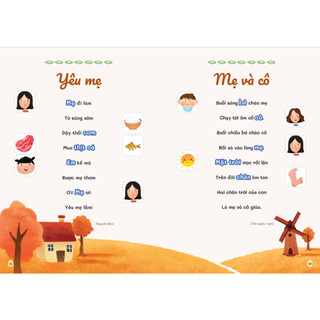 Sách - Thơ - Sách Tranh Tư Duy, Phát Triển Ngôn Ngữ - Giúp Bé Tập Nói, Tập Đọc