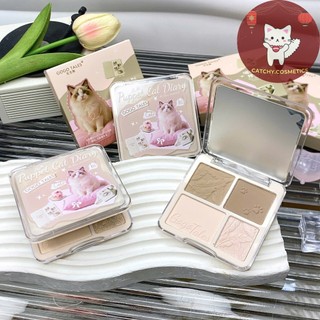 [GOGO TALES] Bảng Phấn Tạo Khối Gogo Tales Kèm Bắt Sáng 4 Ô, 10.5g (GT841)