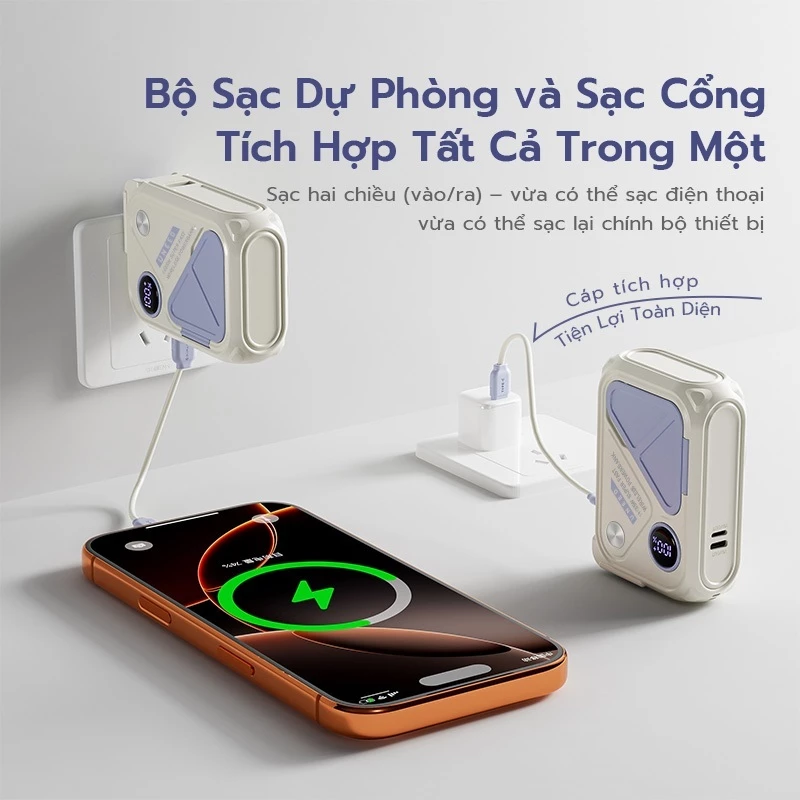 Chân cắm AC tích hợp