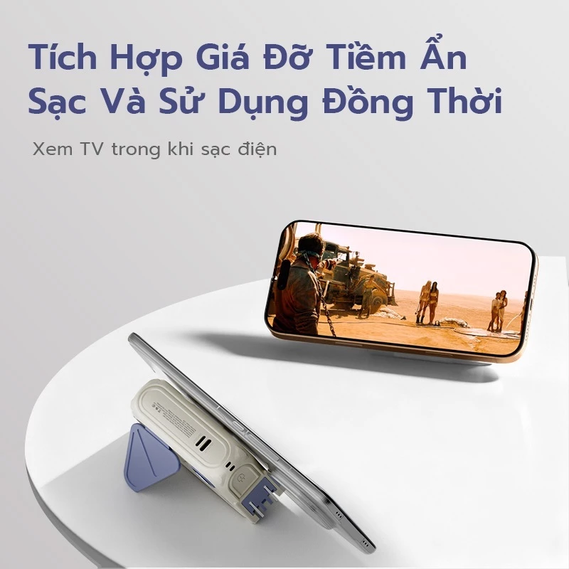 Giá đỡ điện thoại tích hợp