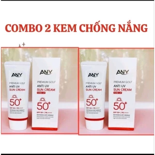 Combo 2 Kem Chống Nắng Nâng Tông Any Premium Golf Anti UV Hàn Quốc SPF 50+ trắng da không bết rít.
99.000
₫
-6%
4.8
Đã bán 2k+
TP. Hồ Chí Minh