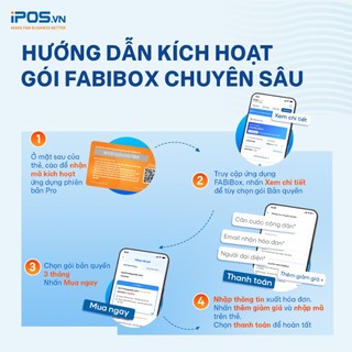 PHẦN MỀM QUẢN LÝ BÁN HÀNG FABiBox - GÓI CHUYÊN SÂU 03 THÁNG