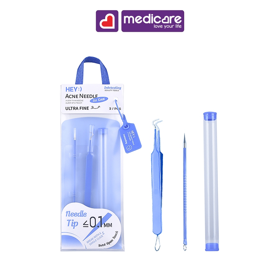 Cây nặn mụn MALIAN Hey 3cai+1 ong H-9003