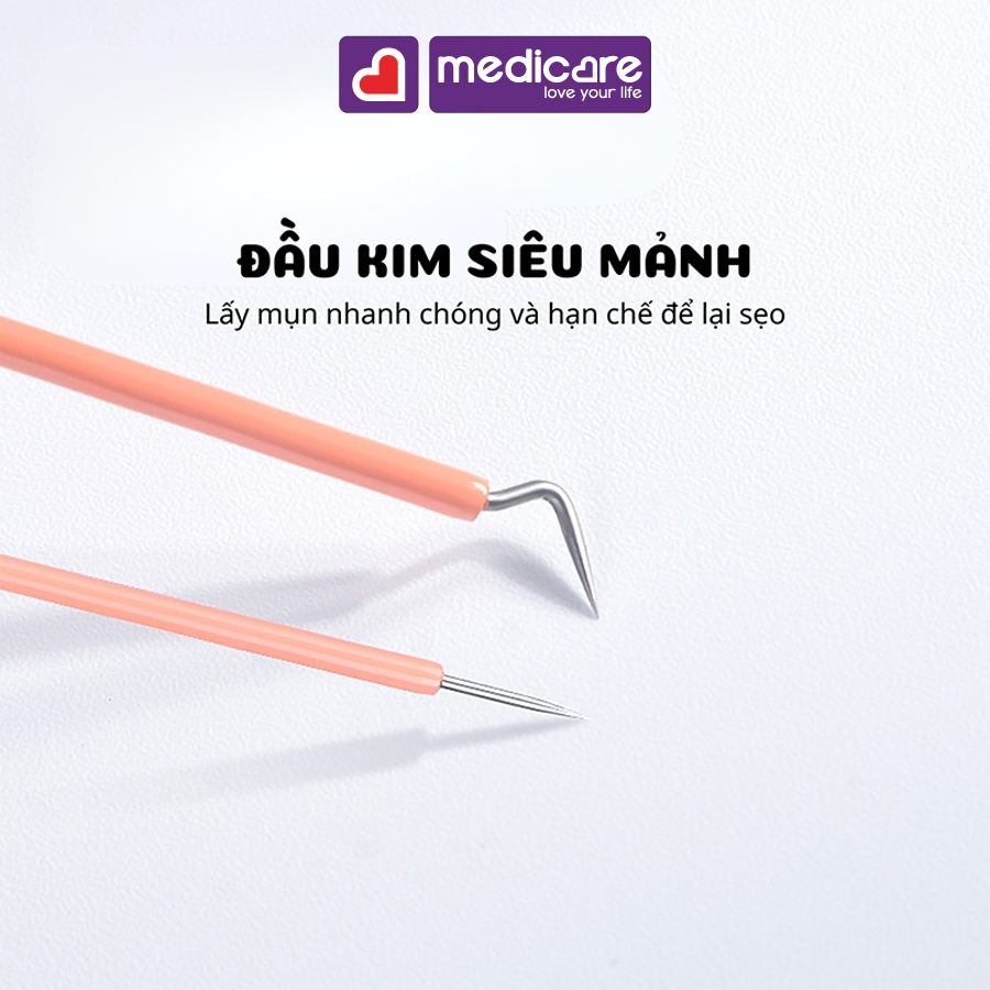 Cây nặn mụn MALIAN Hey 3cai+1 ong H-9003