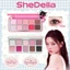 SHEDELLA 10 Ô Bảng Phấn Mắt Màu Pastel, Nhũ Lì, Lên Màu Chuẩn, Bám Chắc Lâu Trôi