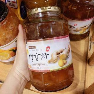 Mật ong chanh, gừng Hàn Quốc hũ 1000gr - Tăng cường sức khoẻ, tốt cho cổ họng - CÔ THƯ MARKET
