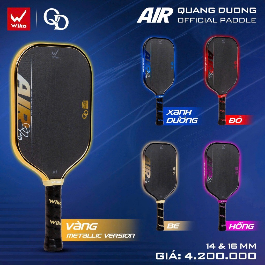 Review Vợt Pickleball WIKA Air Quang Dương: Giá Bao Nhiêu, Có Tốt Không?