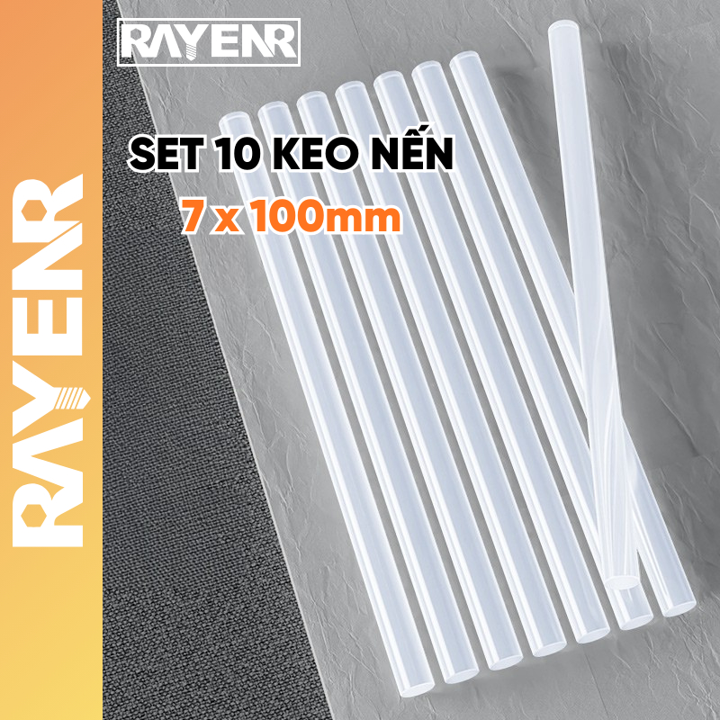 Keo Nến Silicon Trong Suốt RAYENR, Keo Nến Siêu Dính Đường Kính 7mm Chuyên Dụng Cho Súng Bắn Keo KN001