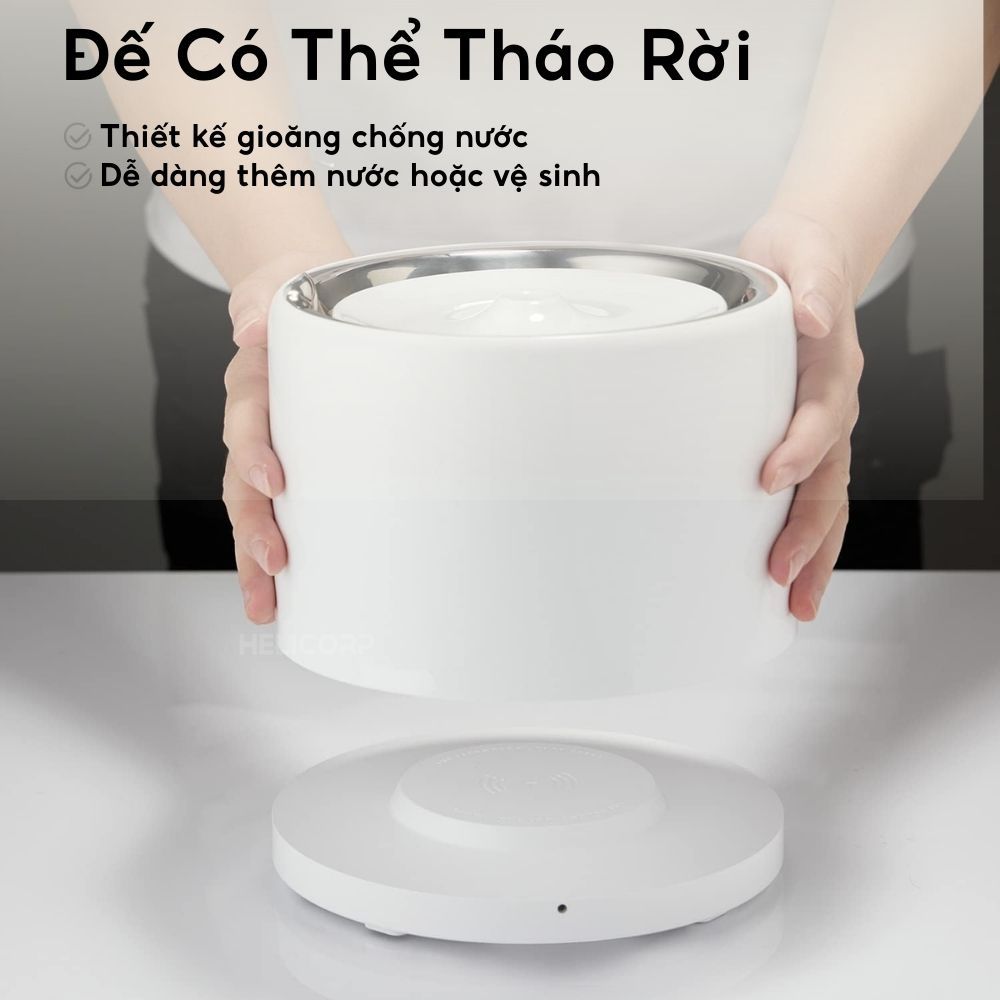Máy Lọc Nước Cho Chó Mèo, Máy Uống Nước Petkit Eversweet Thế Hệ Thứ 7 - HeLiCorp