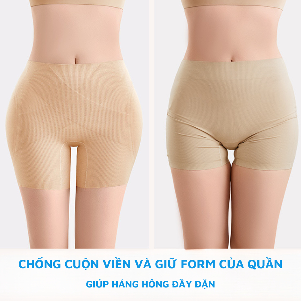 [ MẪU MỚI 2026 ] Quần Trong Độn Hông Nâng Mông Tôn Dáng Chất Su Đúc Thoáng Khí Mềm Mịn Mặc Đồ Ôm Body Không Lộ N2028