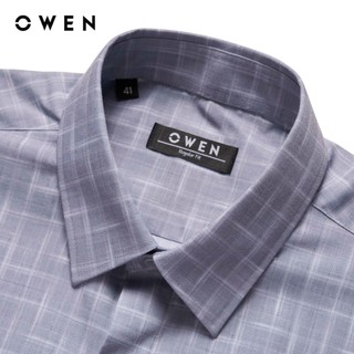 Owen - Áo sơ mi dài tay Regular Fit AR255048DT màu Xám chất liệu Bamboo poly