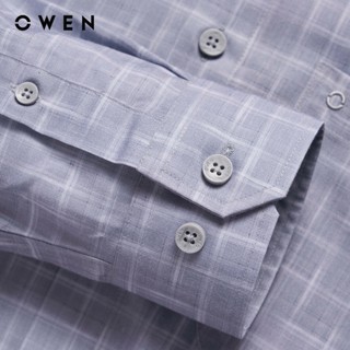 Owen - Áo sơ mi dài tay Regular Fit AR255048DT màu Xám chất liệu Bamboo poly