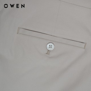 Owen - Quần tây S-Form QG257109 màu Be đậm chất liệu Conjugated polyester