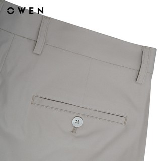 Owen - Quần tây S-Form QG257109 màu Be đậm chất liệu Conjugated polyester