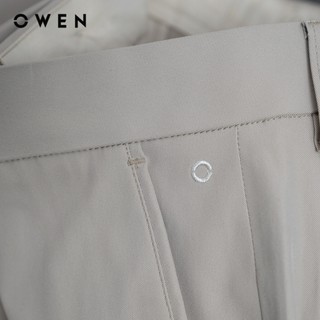 Owen - Quần tây S-Form QG257109 màu Be đậm chất liệu Conjugated polyester