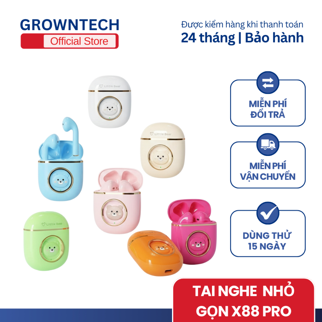 Tai Nghe Bluetooth X88 Pro Dễ Thương, Chống Ồn, Có Cảm Ứng Thông Minh ...