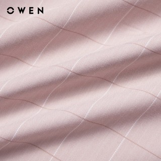 Owen - Áo sơ mi dài tay Regular Fit AR255003DT màu Be chất liệu Spandex