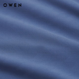 Owen - Áo sơ mi dài tay Regular Fit AR255008DT màu Xanh đậm chất liệu Spandex