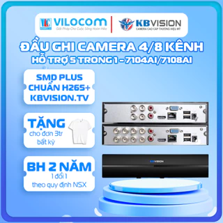 Đầu Ghi Hình 4 Cổng KBVISION DVR AI – Hỗ trợ chức năng SMD Plus KX-7104Ai – Hàng Chính Hãng