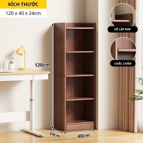 Kệ Để Sách, giá sách, kệ để đồ 5 tầng 6 tầng Tầng Chất Liệu Gỗ MDF Cao Cấp